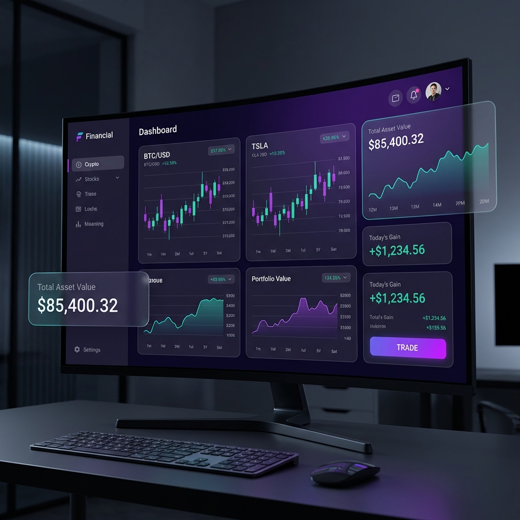 Fintech Dashboard UI